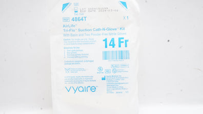 Vyaire 4864T AirLife Tri-Flo Suction Cath-N-Glove Kit 14Fr (x)